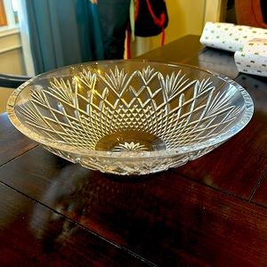 WATERFORD CRYSTAL SULLIVAN 13" WEDGE & DIAMOND CUT FLARED BOWL
